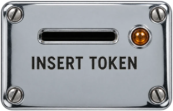 Coin slot: insert token
